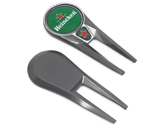 GEO Pitchfork med logo på magnetisk markeringsmærke