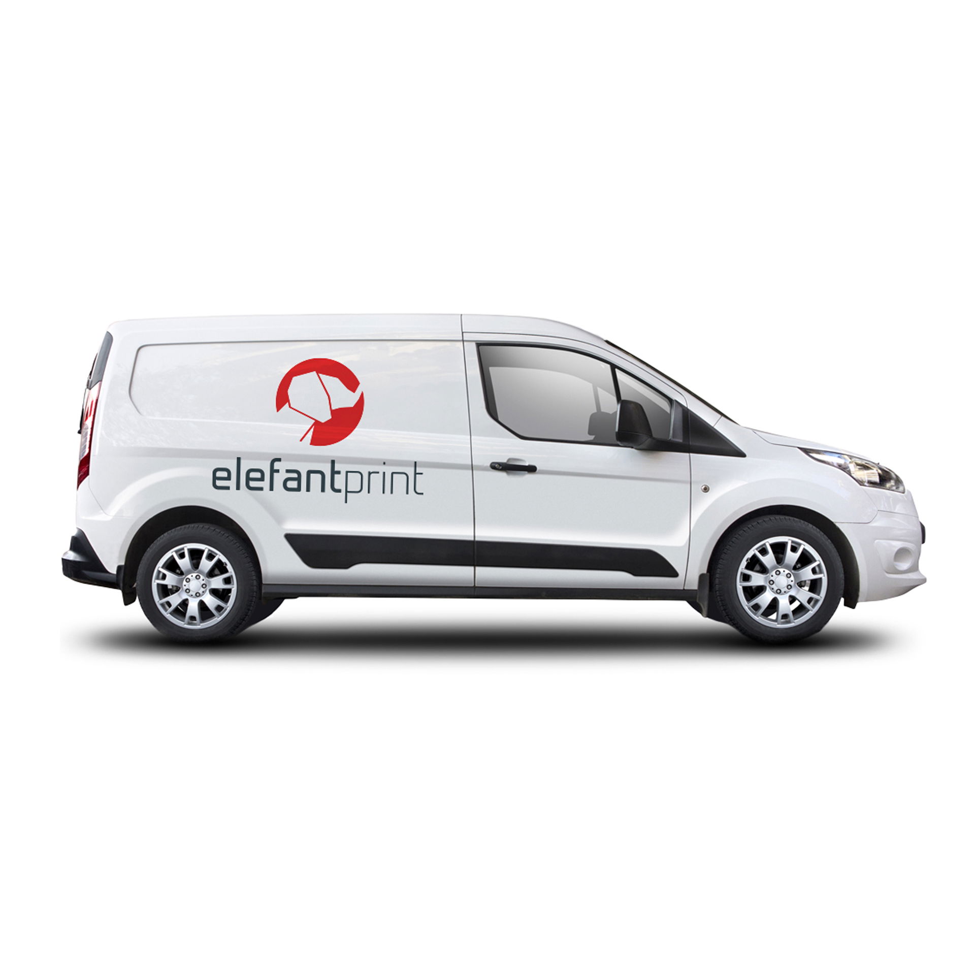 Figurskuren folie med tryck för bil