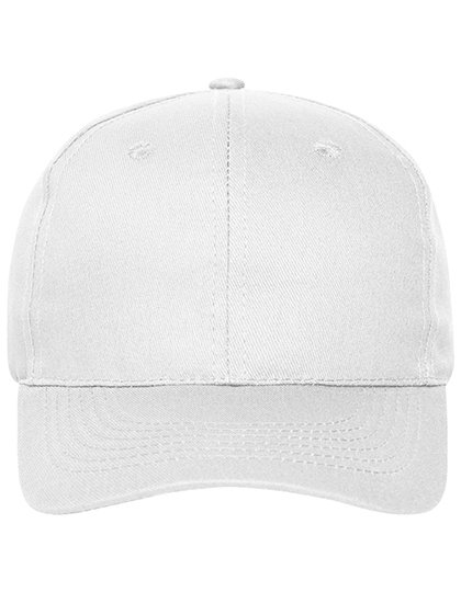 6 panel kasket i økologisk bomuld, 190 gram