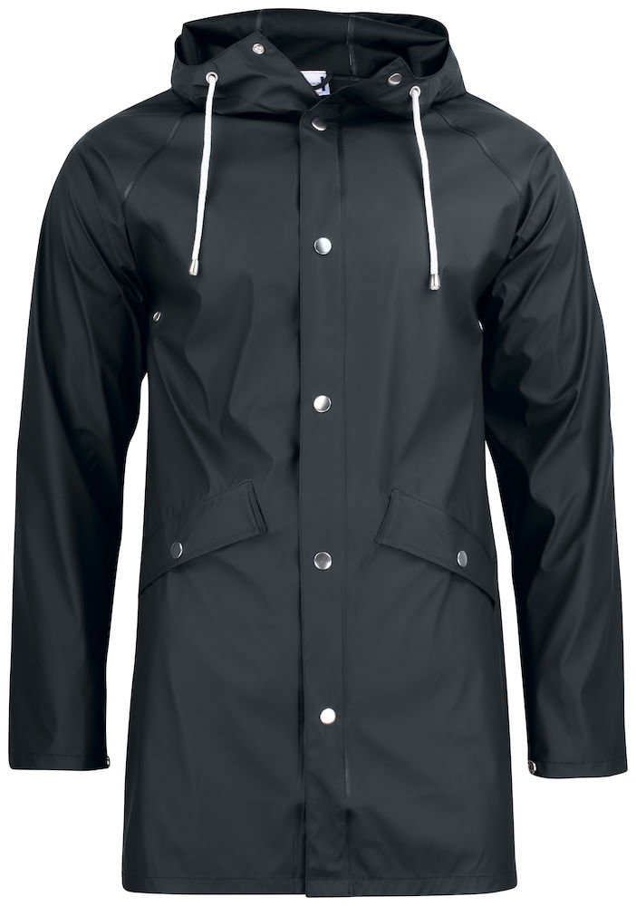 Clique Classic regnjakke med logo tryk