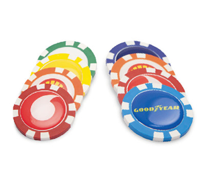 Poker Chip markeringsmærke med eget tryk