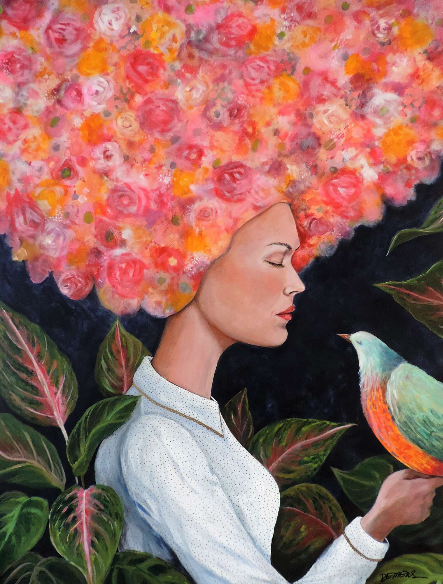 Floral Dreamer By Sylvie Demers