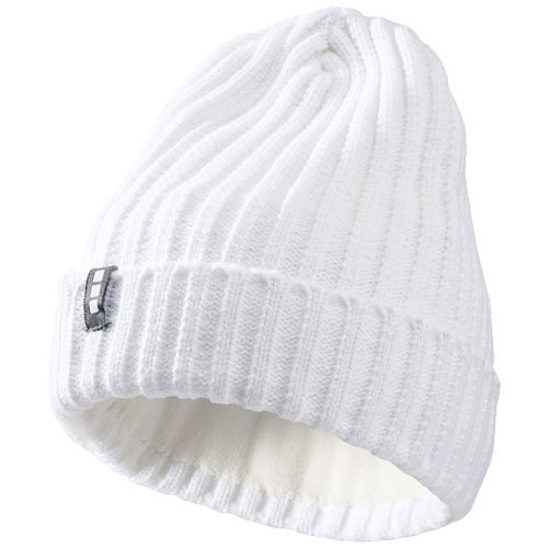 Elevate Spire strikket hue med broderet logo