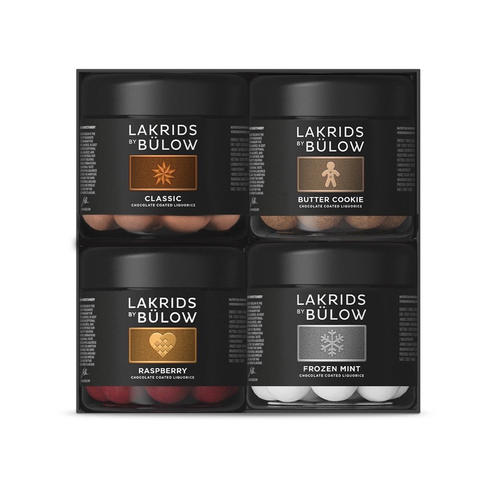 Lakrids By Bülow Gaveæske med 4 små dåser