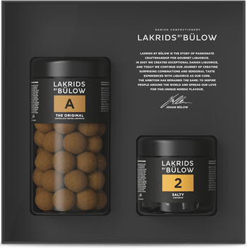 Lakrids By Bülow Black Box, stor + lille
