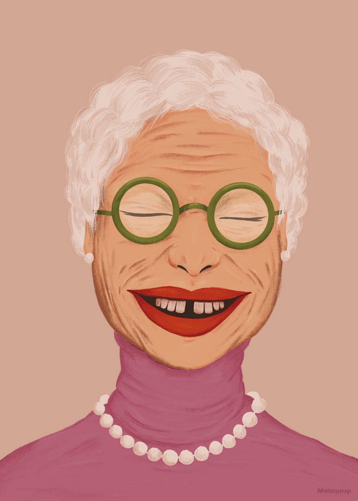 Nærsynt Rosa Pink
