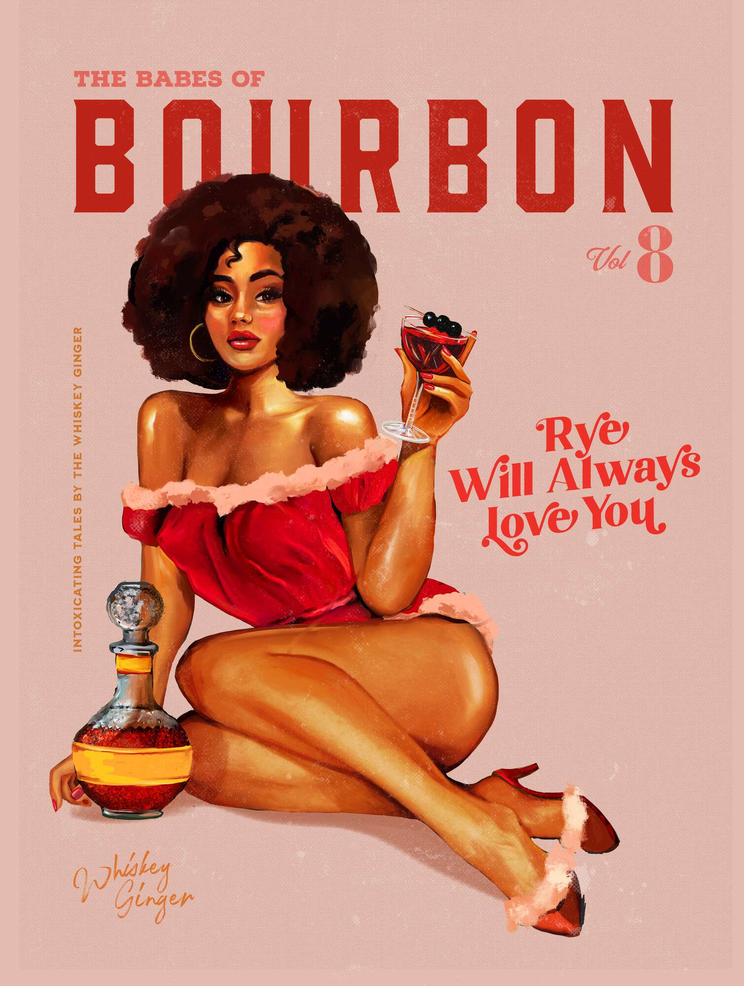 Babes of Bourbon Vol 8 Vintage Pinup Girl With Afro