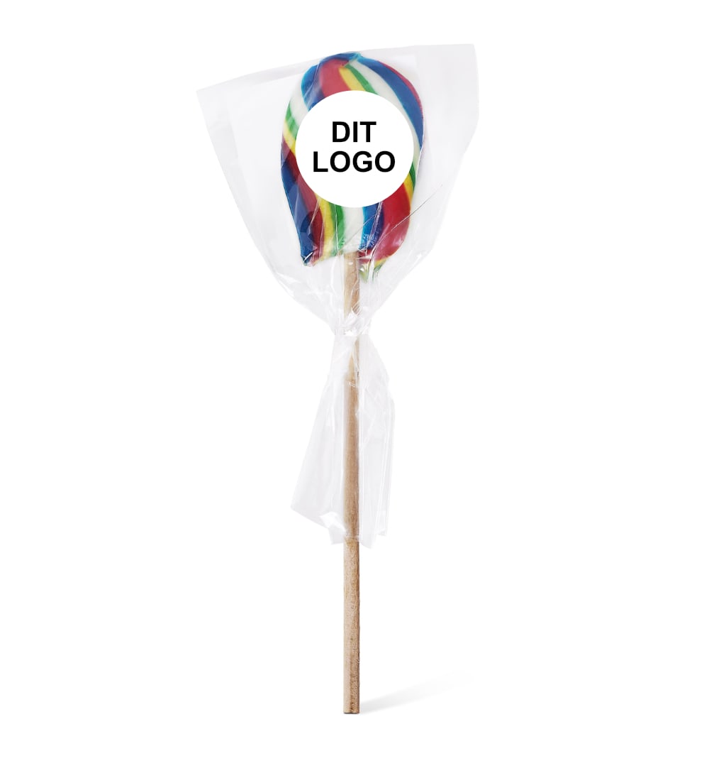 Møn Bolcher Slikkepinde med logo, 40 gr.