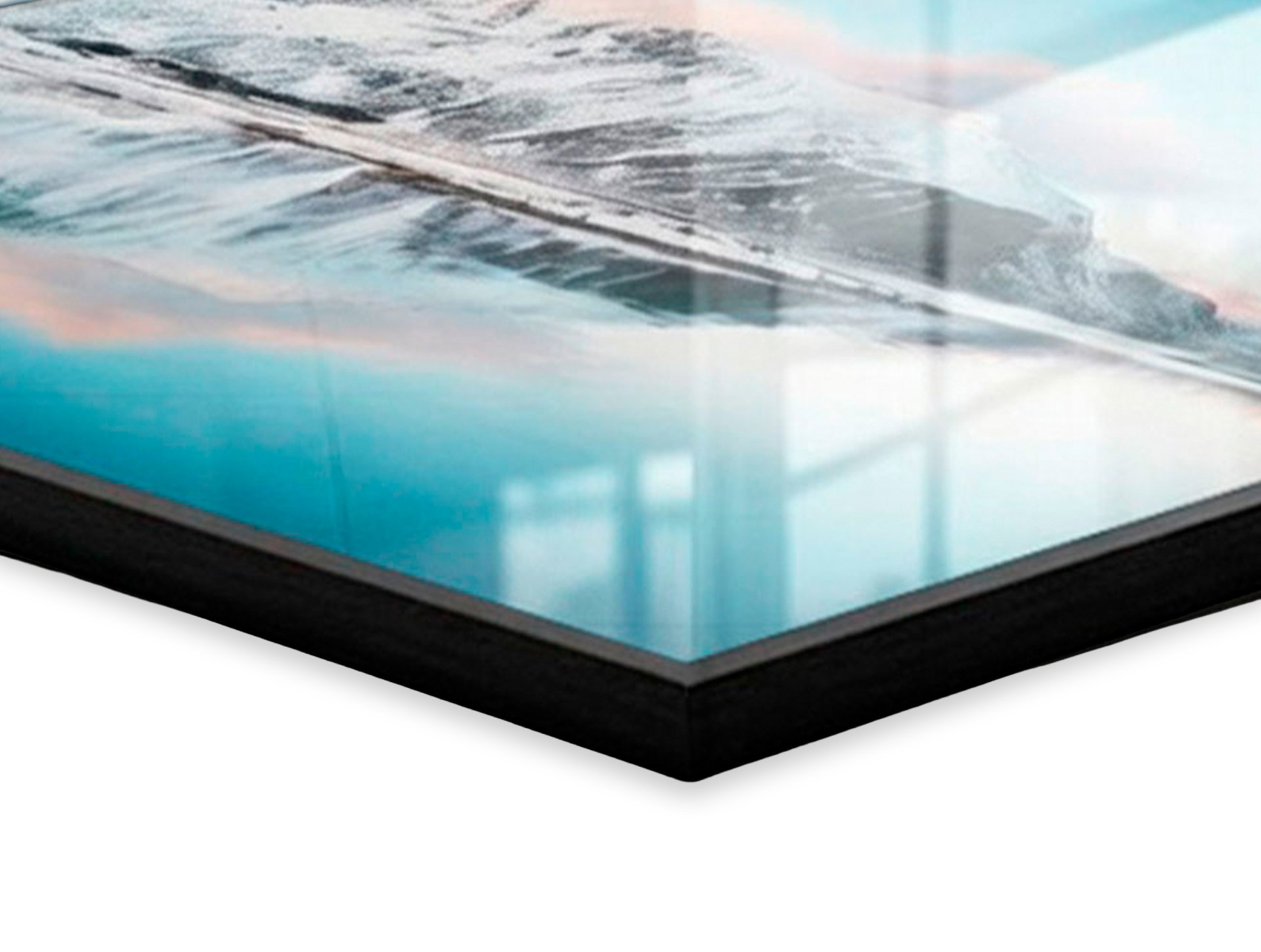 Fine Art i glass og ramme