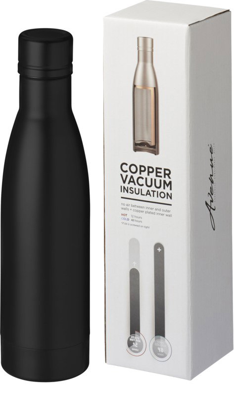 Vasa kobber isoleret flaske med tryk, 500 ml.