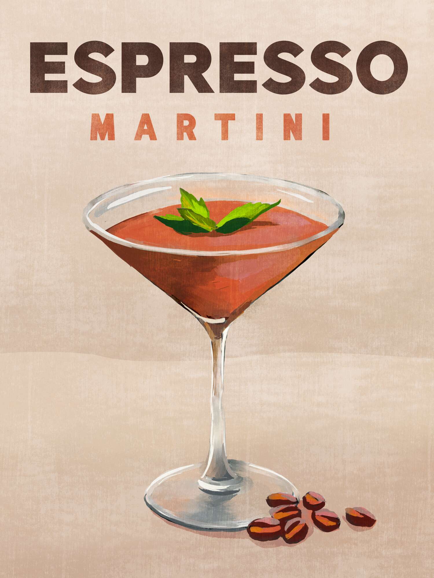 Espresso Martini Cocktail Bar Decor