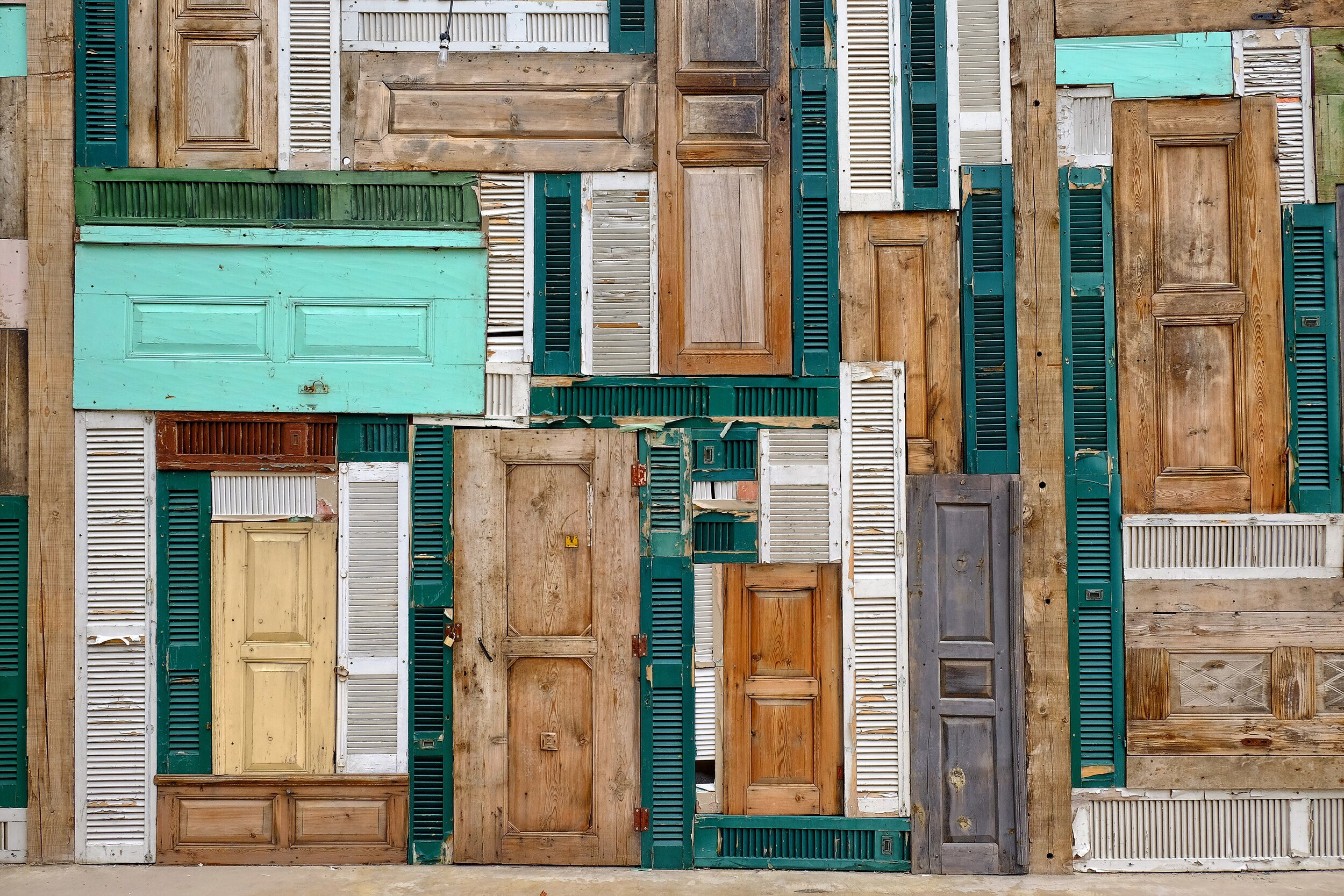 Eclectic Doors Collage