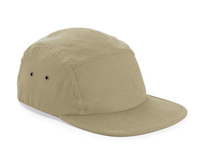 Beechfield Canvas 5 Panel Camper Cap med tryk
