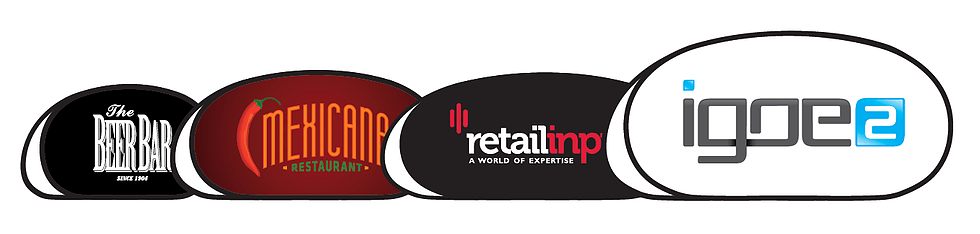 Pop-up golf banner, medium 170 x 70 cm
