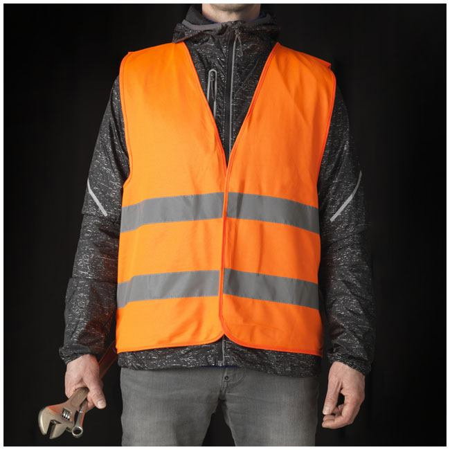 Refleksvest med tryk til voksne