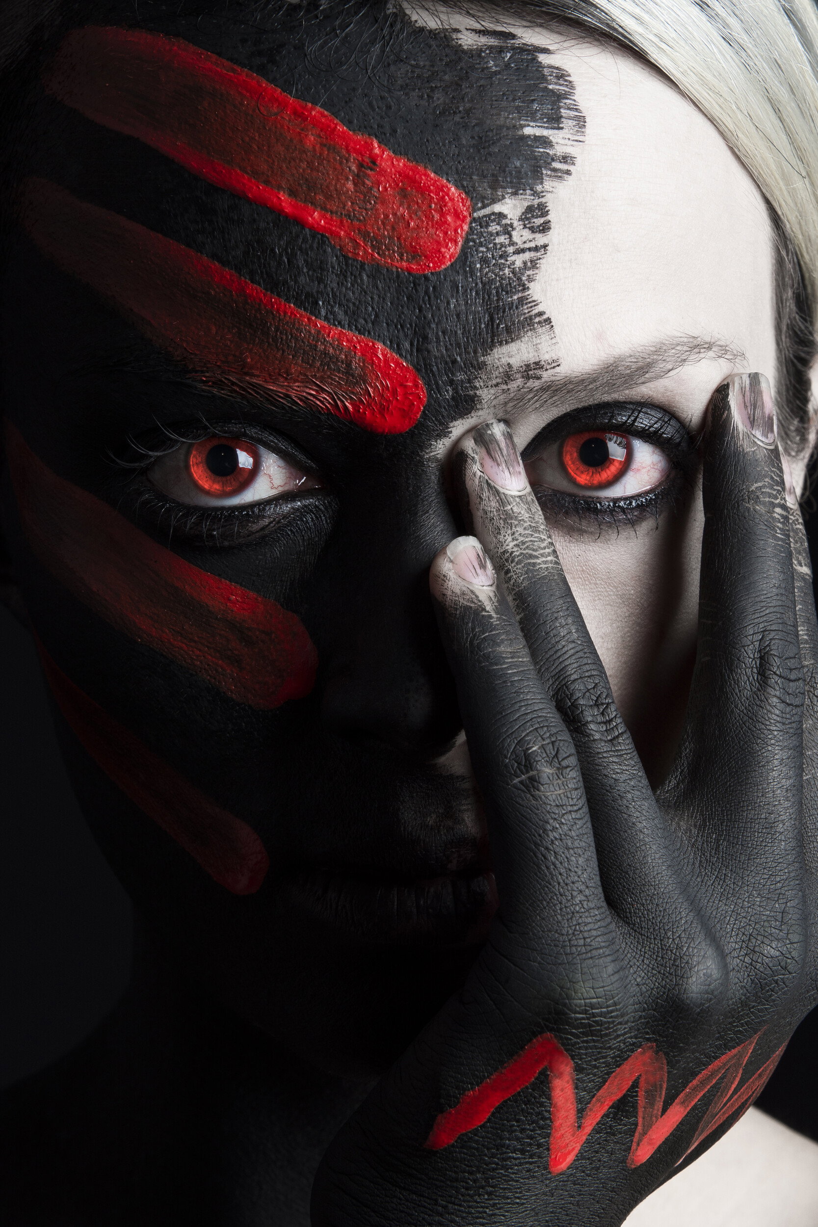 Painted Red Eyes