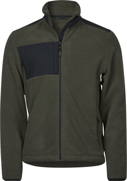 Tee Jays Mountain Fleece Jakke med logo tryk