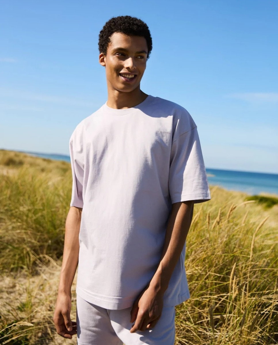 Labelfree Oversize T-shirt med tryk fra Tiger Cotton by Neutral