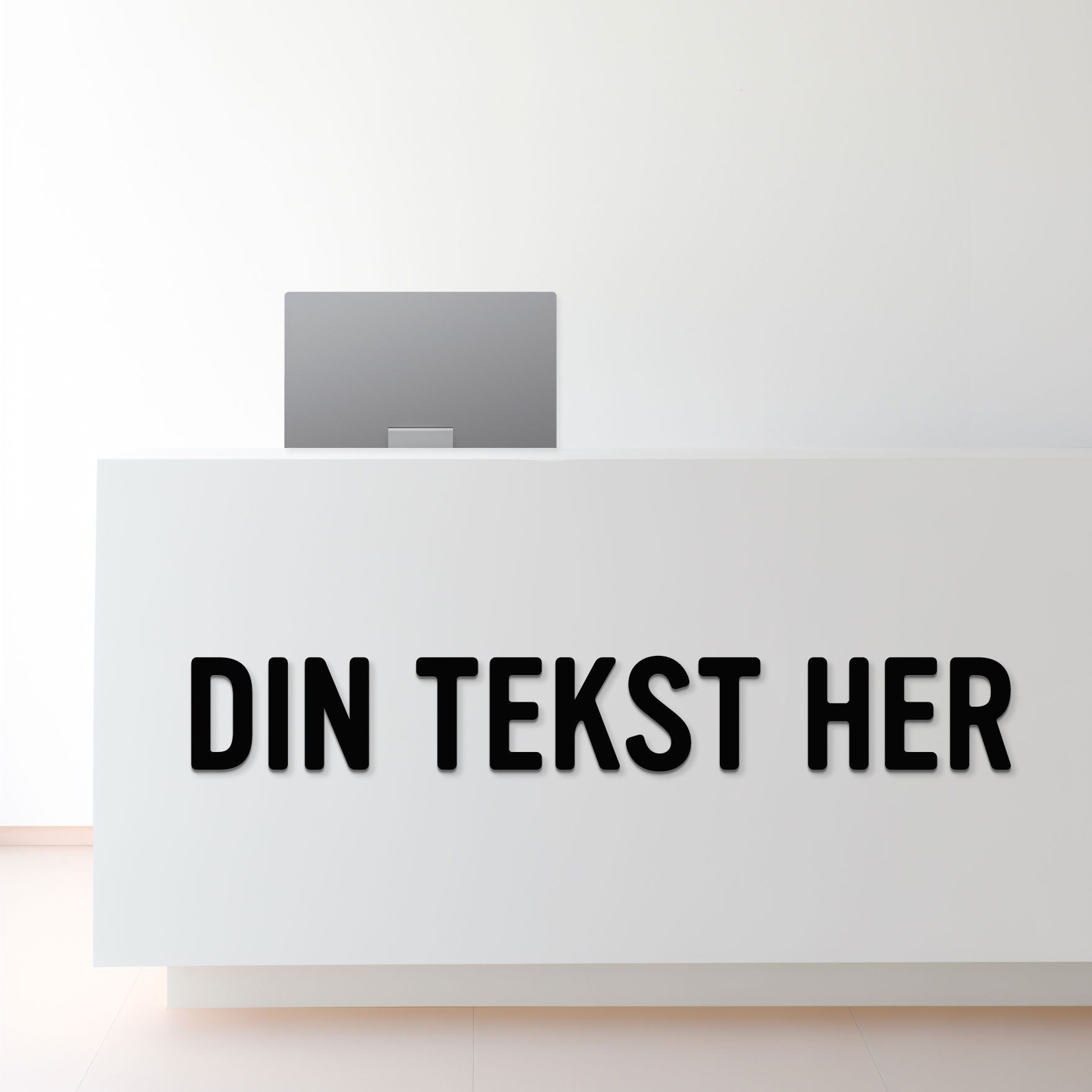 Figurskåret tekst (Design selv)
