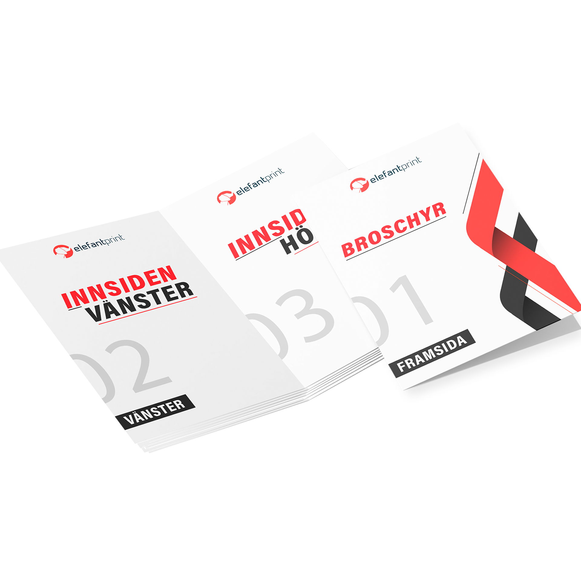 Broschyr – Offsettryck (Vid över 3000 st.)