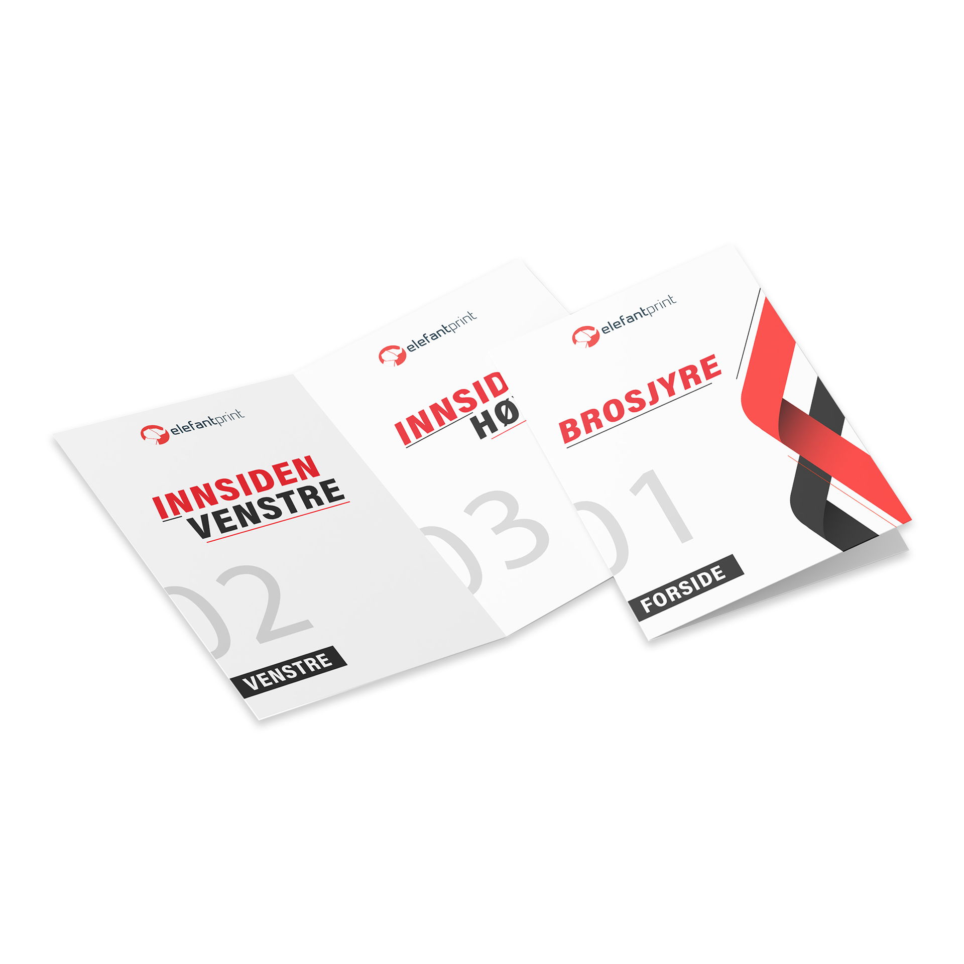 Brosjyre A7, A6, A5, A4