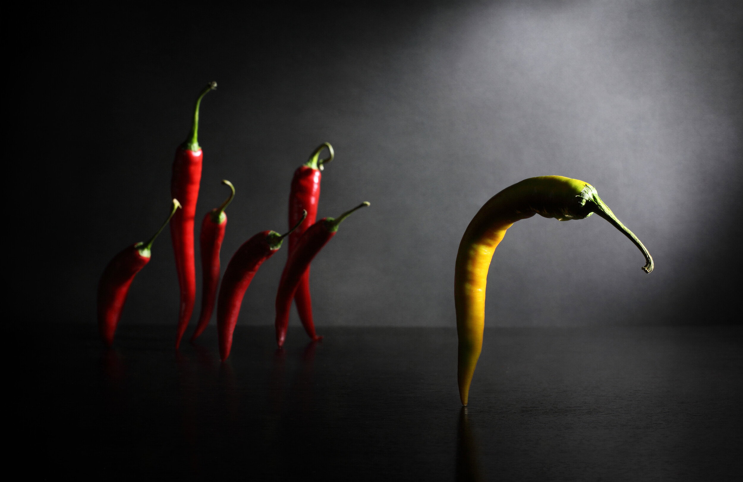 Yellow Pepper Stands Out