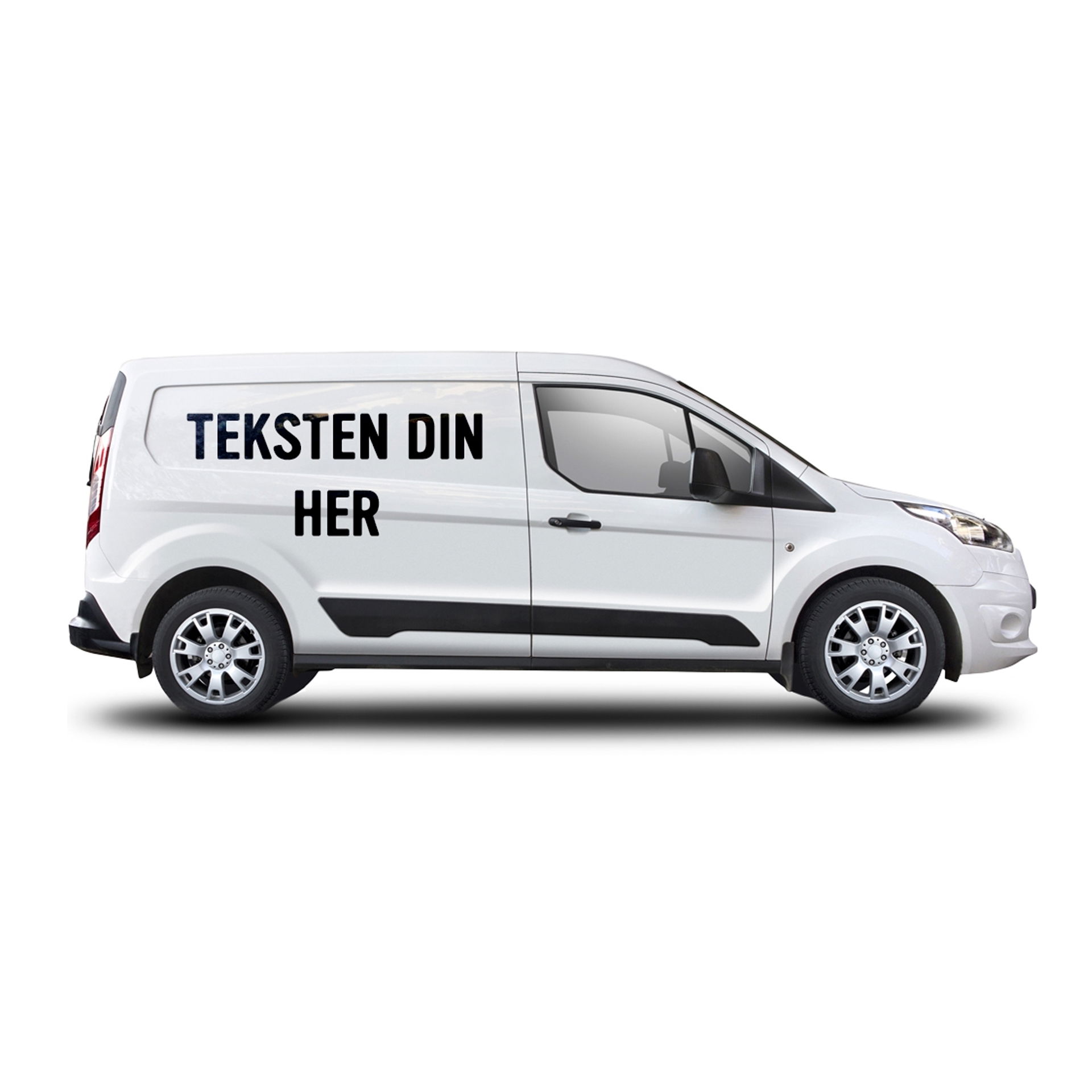 Selvklebende bokstaver og tall til bil