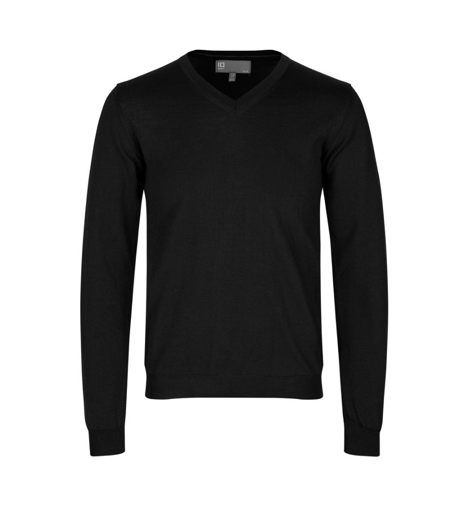 ID Merino Pullover med V-Hals