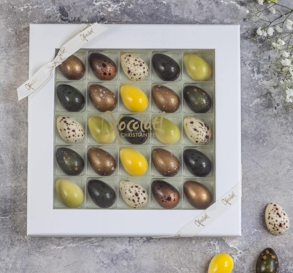 Xocolatl påskeæg 25 styk i gaveæske