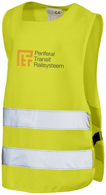 Refleksvest med tryk til børn