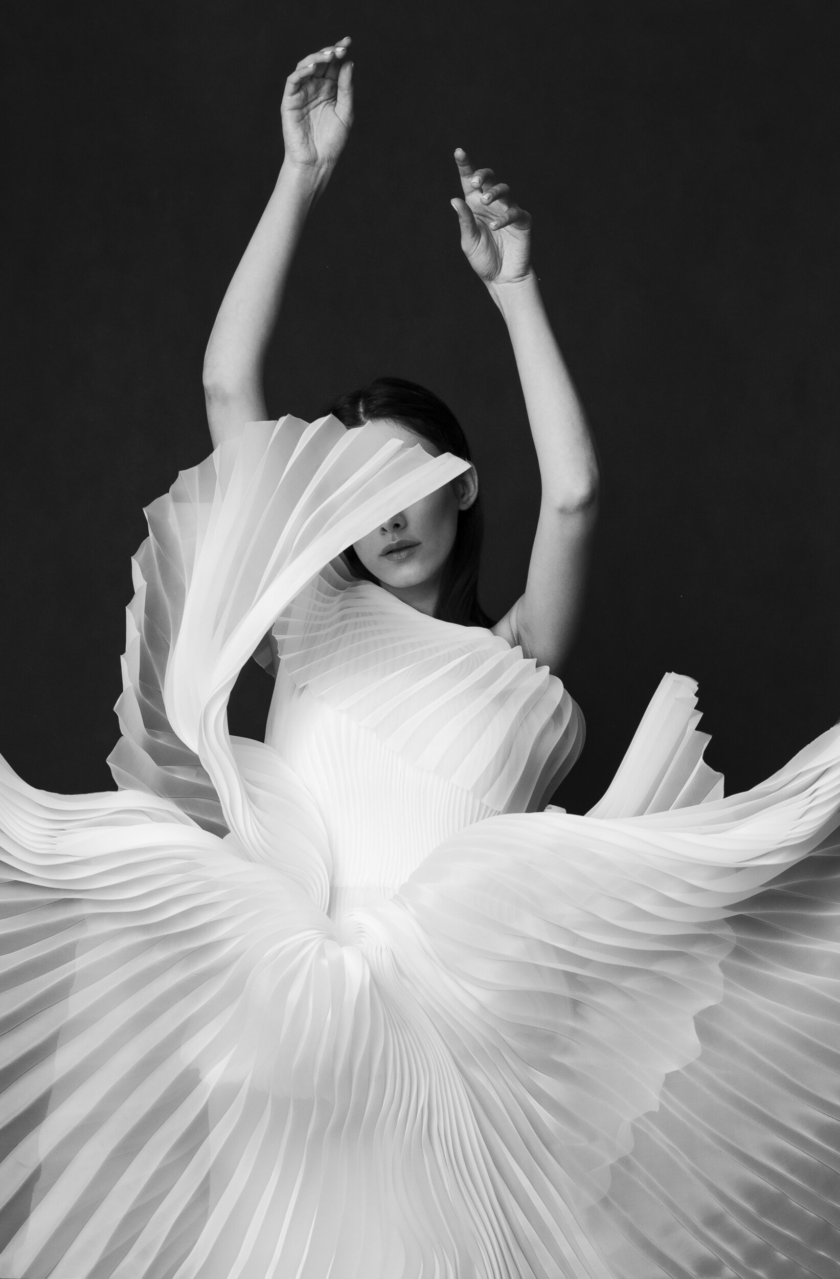 Elegant Fabric Dance