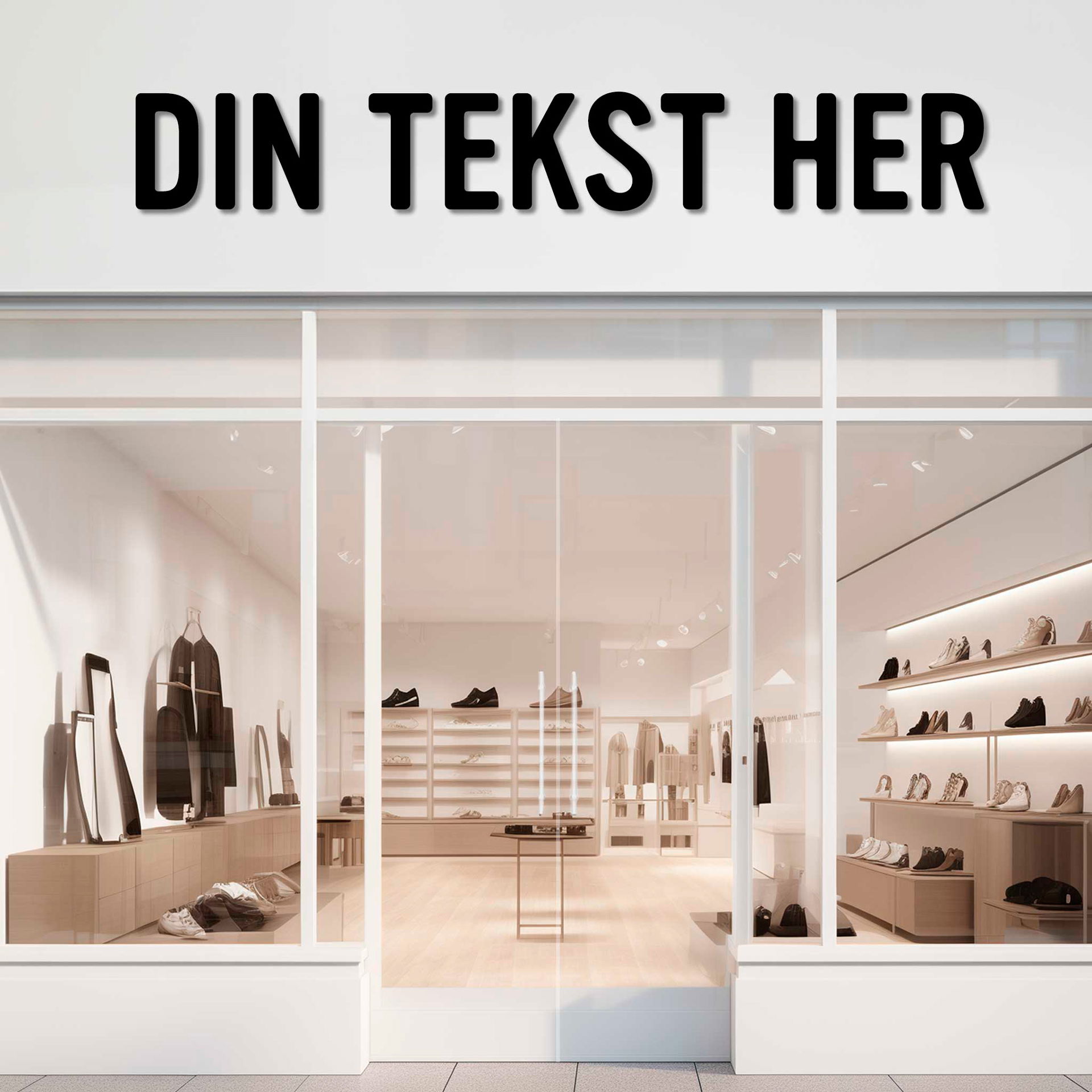 Facadebogstaver (Design selv)