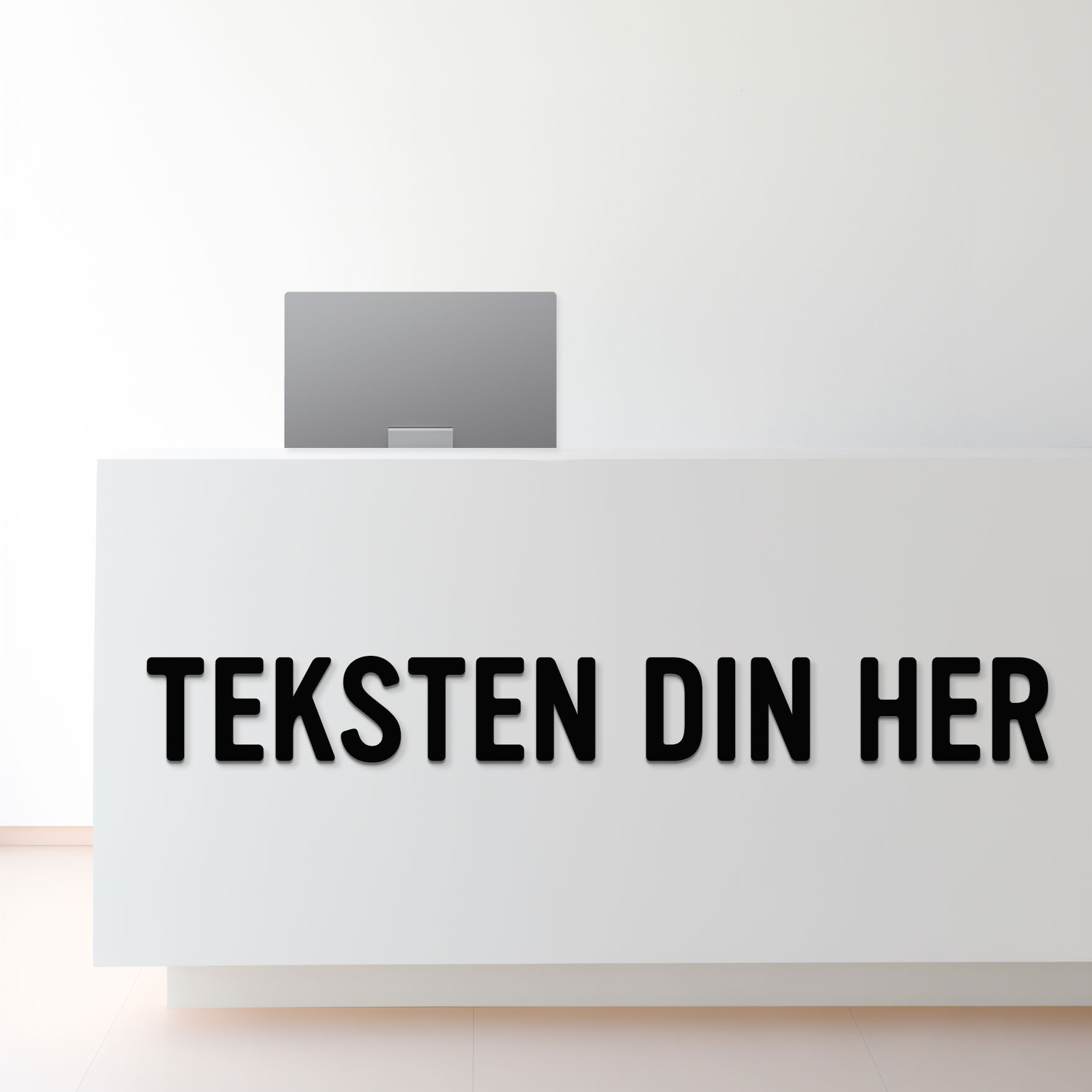 Figurskåret tekst (Design selv)