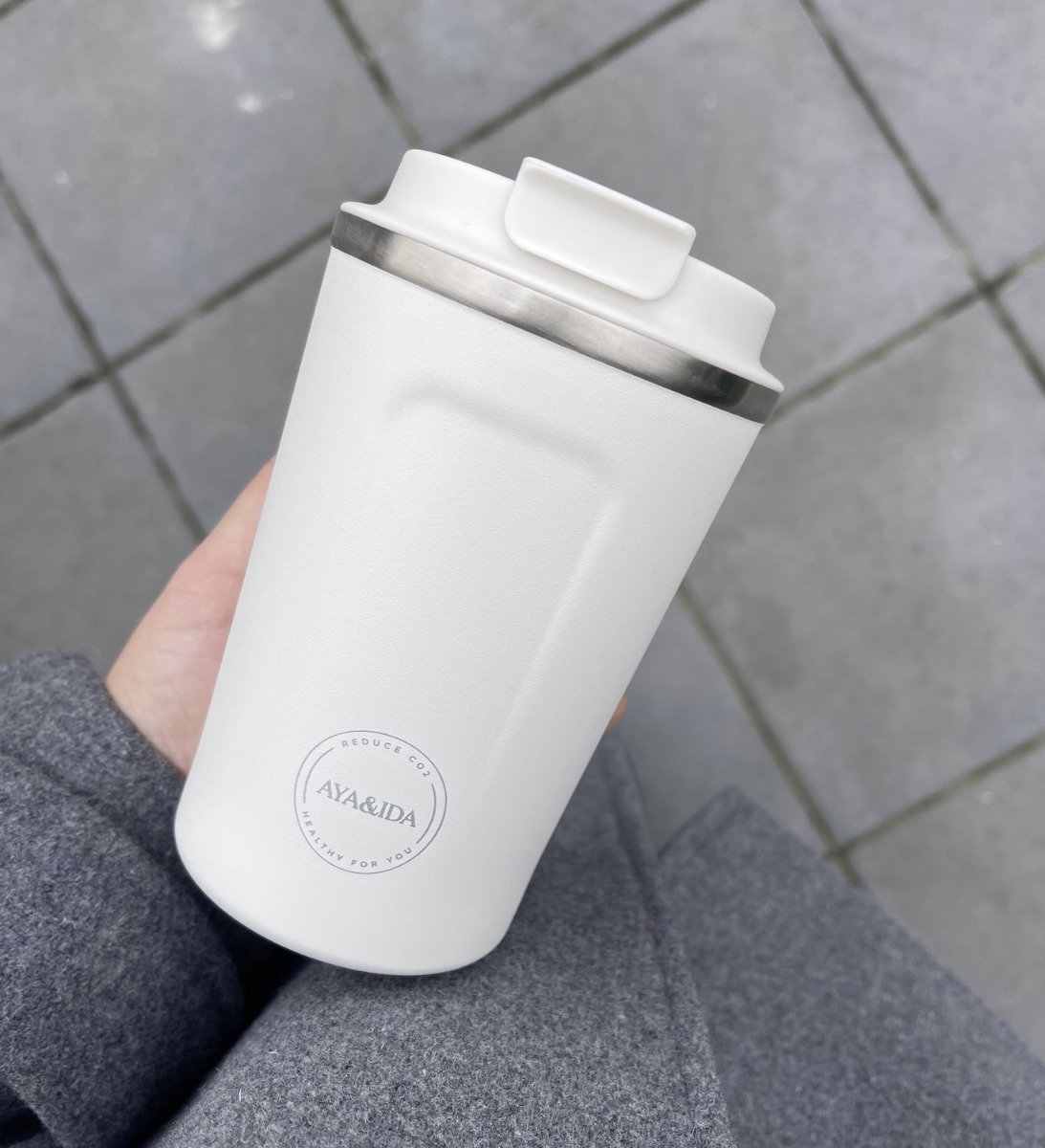 AYA&IDA CUP2GO Termokrus med logo 380 ml.