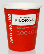 Papkrus med logo, enkelt lag, 240ml