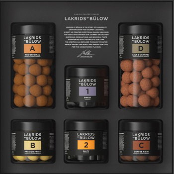 Lakrids By Bülow STOR Lakrids Gaveæske med 2 store og 4 små dåser