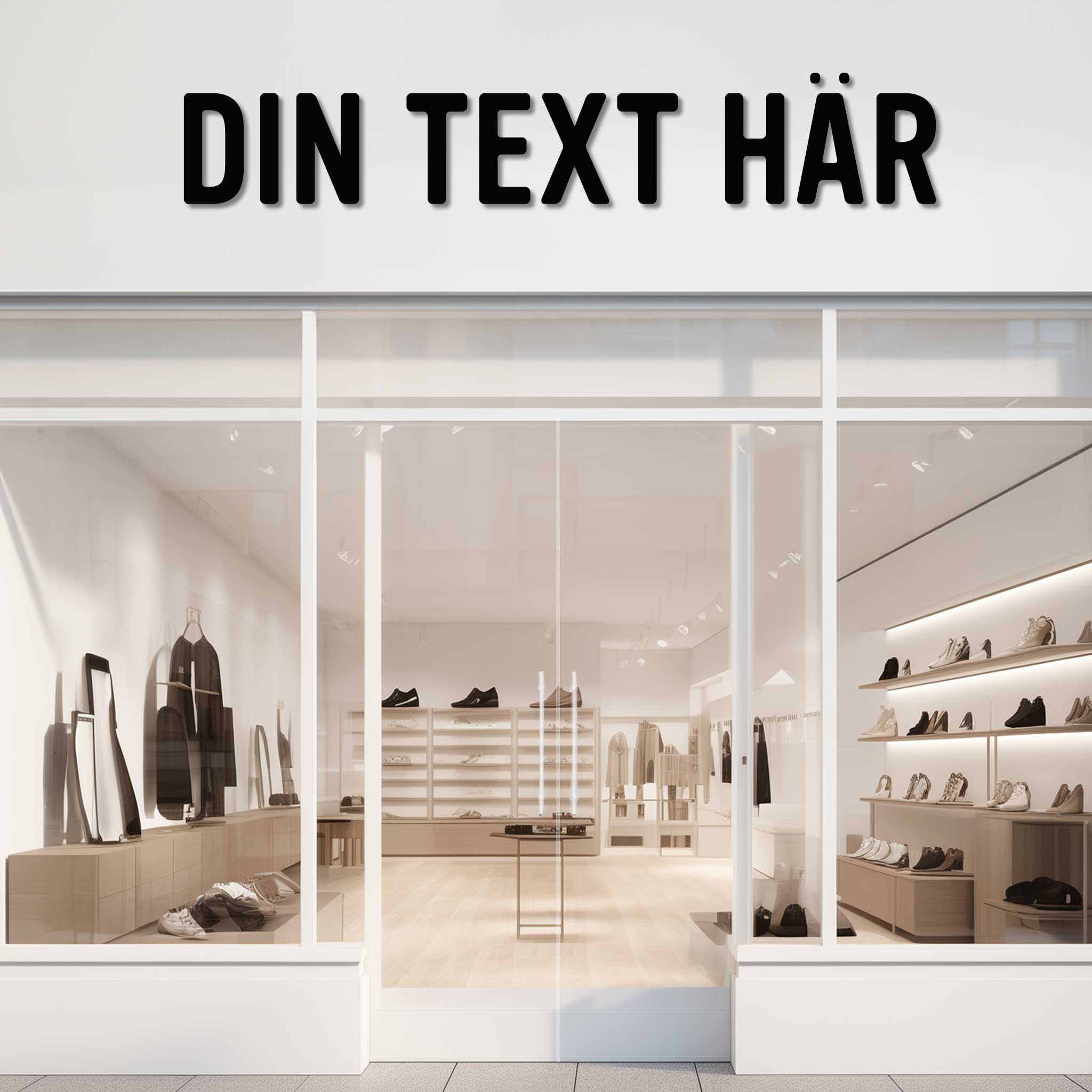 Fasadbokstäver (Designa själv)