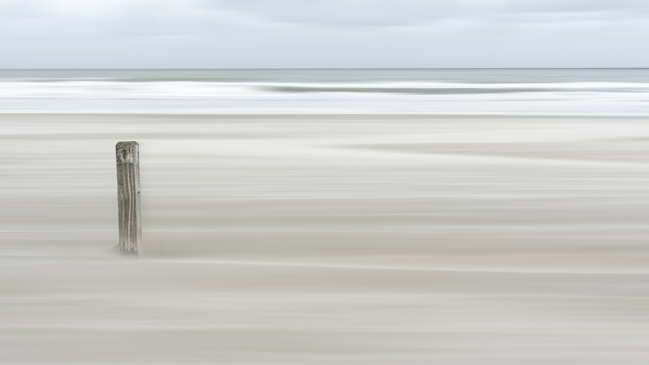 Serene Beach Post