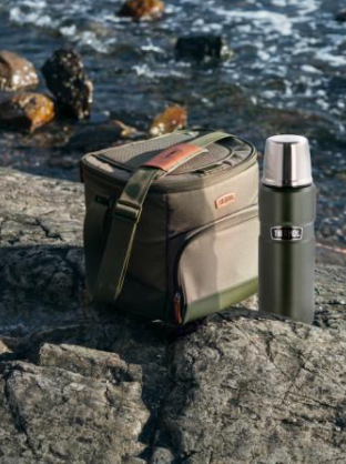 Thermos Adventure sæt med køletaske og termoflaske med logo