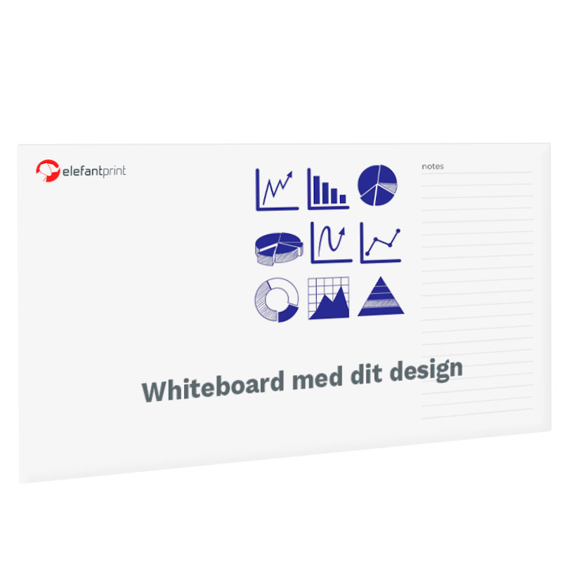 Whiteboard med eget print