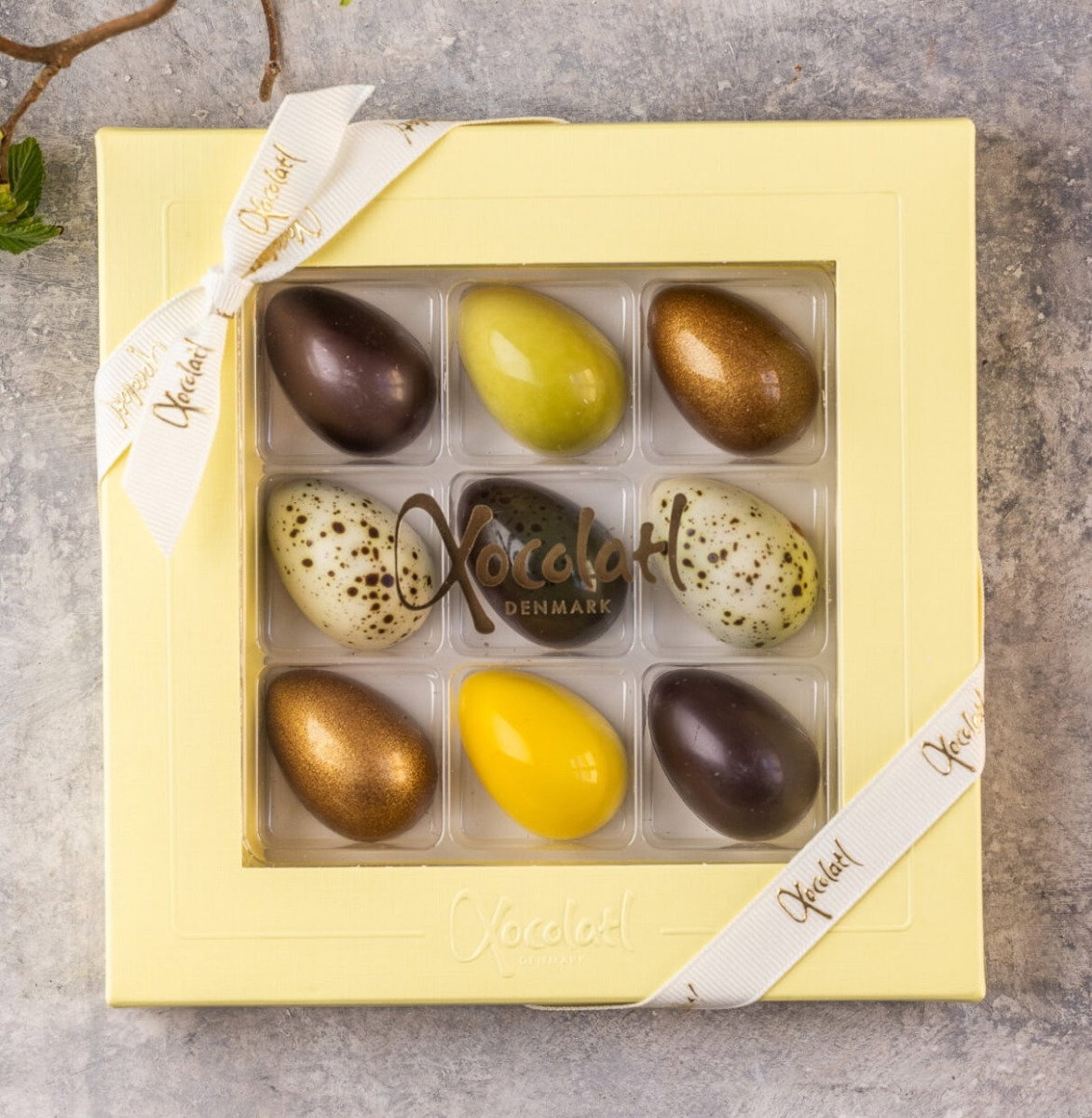 Xocolatl Eggcellent 9 påskeæg i gaveæske
