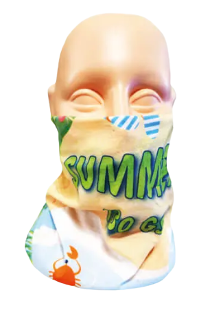 Sommer halsedisse i eget design, 130 gr./m