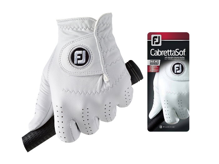 Footjoy CabrettaSof læder golfhandske med logo