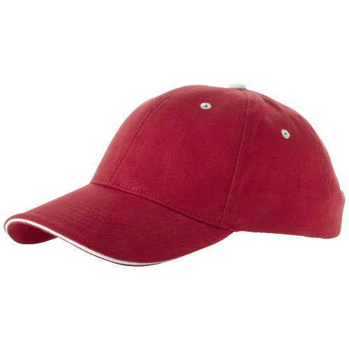 Brent Caps med logo (6 panel cap)