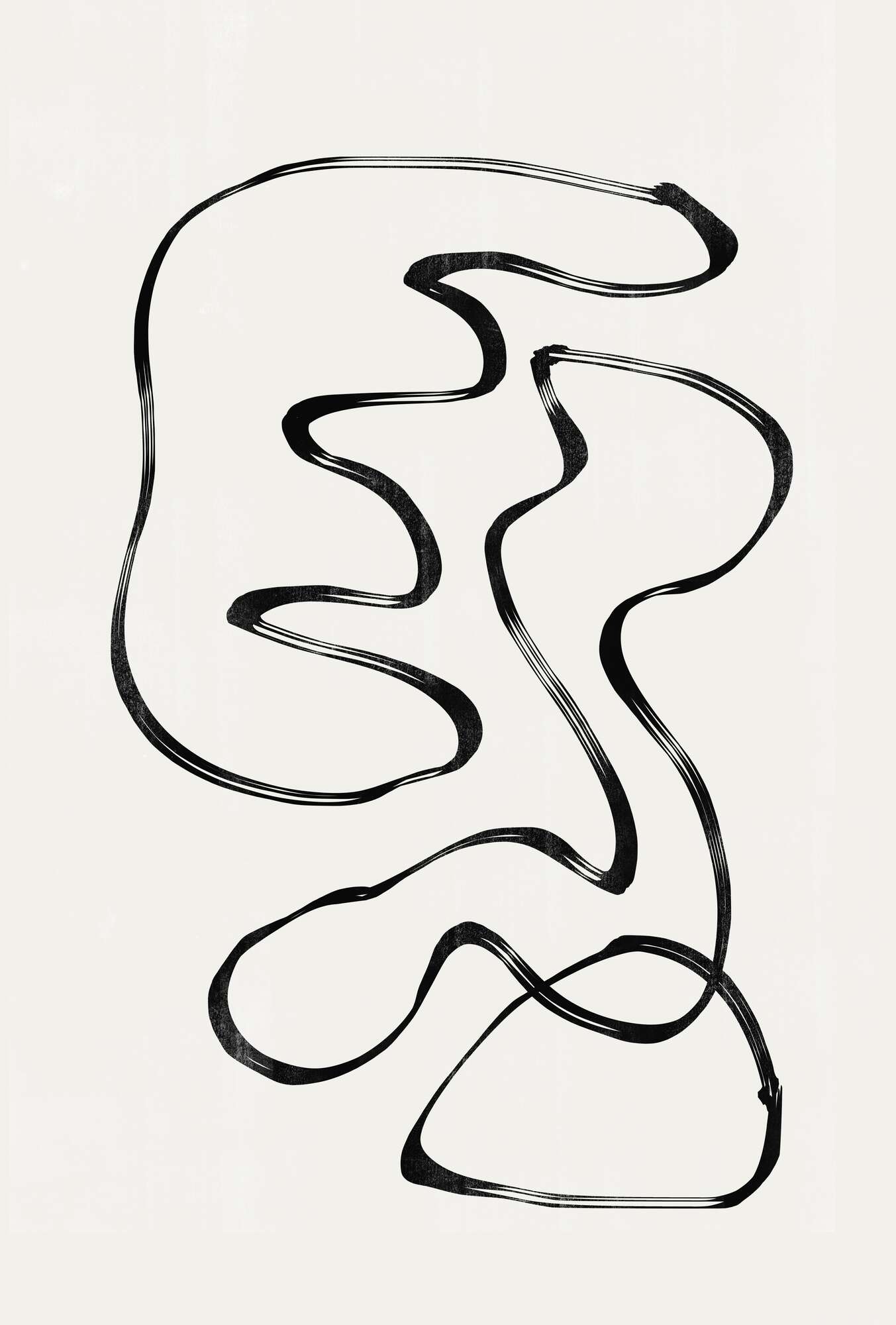 Curved Monochrome Paths